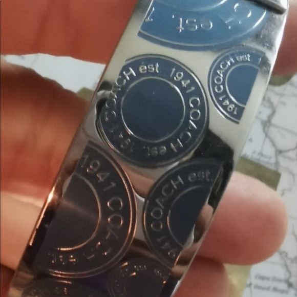 Coach authentic cuff bangle - Picture 5 of 11